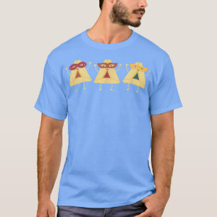 Happy Purim Costume Idea Cute Hamantaschen Jewish T-shirt