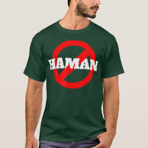 Happy Purim Costume Idee not Today Haman Jewish Ho T-shirt