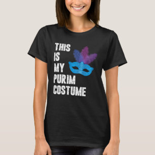 Happy Purim Dit is mijn Purim kostuum Joods T-shirt