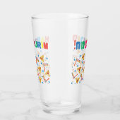 Happy Purim Festival Kinder Party Pattern Holiday Glas (Rechts)