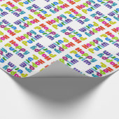 HAPPY PURIM funky gift Cadeaupapier (Hoek)