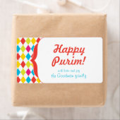 Happy Purim - GIF-label Etiket (Insitu)