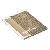Happy Purim Gift Judaica Notitieblok (Schuin)
