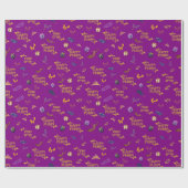 Happy Purim inpakpapier 30" (Vlak)