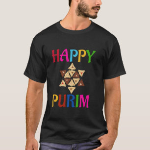 Happy Purim kostuum grappig joods T-shirt