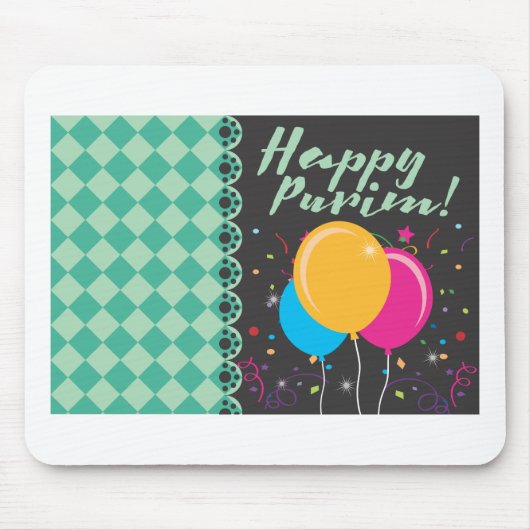 happy purim muismat (Voorkant)