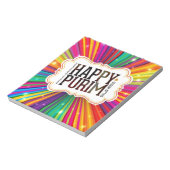 happy purim notitieblok (Gedraaid)