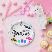 Happy Purim Papieren Bordje (Feest)