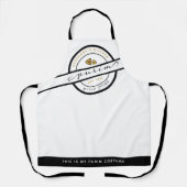 HAPPY PURIM Script Grappig gepersonaliseerd Schort (Voorkant)