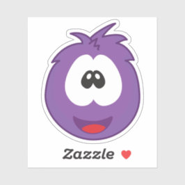 Happy Purple Sneezie Sticker