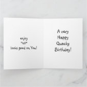 HAPPY QUACKY GROUP KAART VOOR 40e (Binnen)