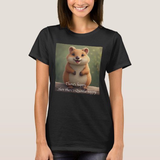 Happy Quokka T-shirt (Voorkant)