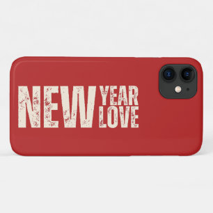 Happy Quote Nieuwjaarsdag Nieuwe Liefde 2024 iPhone 11 Hoesje