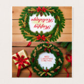 Happy Quotes berichten Kaart (Buitenkant ongevouwen)