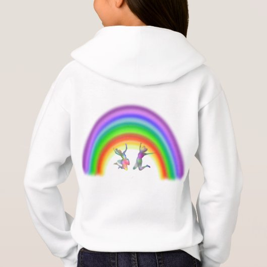 Happy Rainbow Friends Hoodie (Achterkant)