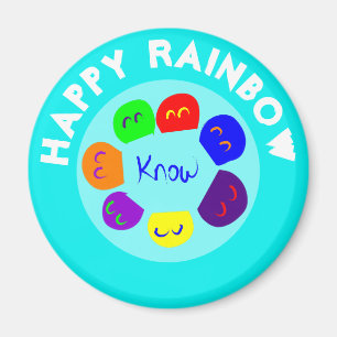 HAPPY RAINBOW MAGNEET