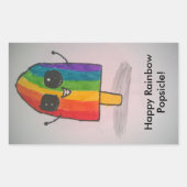 Happy Rainbow Popsicle Stickers (Devant)
