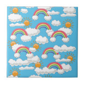 Happy Rainbow Tegeltje (Voorkant)