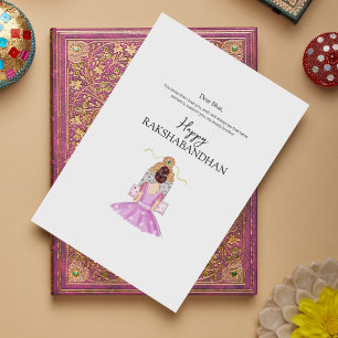 Happy Rakhi, Rakshabandhan, Indiase festival, Feestdagenkaart