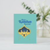 Happy Ramadan Kareem 2022 Briefkaart (Staand voorkant)