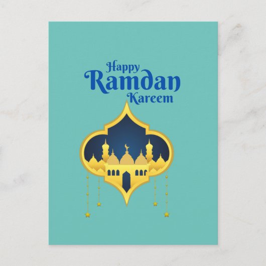 Happy Ramadan Kareem 2022 Briefkaart (Voorkant)