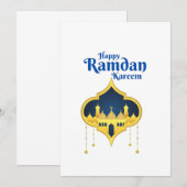 Happy Ramadan Kareem 2022 Kaart (Voorkant / Achterkant)