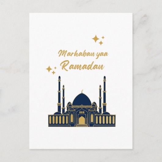 Happy Ramadan Kareem - Eid Mubarak Quotes Feestdagenkaart (Voorkant)