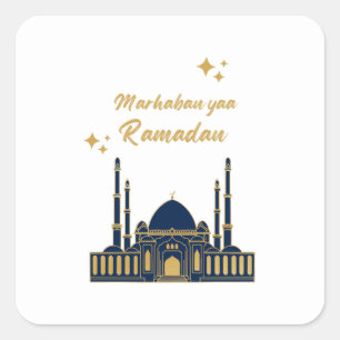 Happy Ramadan Kareem - Eid Mubarak Quotes Vierkante Sticker