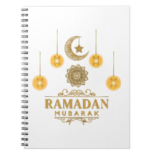 Happy Ramadan Kareem en Eid Mubarak 2023-feestdag Notitieboek