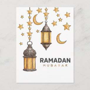 Happy Ramadan Mubarak   Ramadan Kareem Gold Muslim Feestdagenkaart