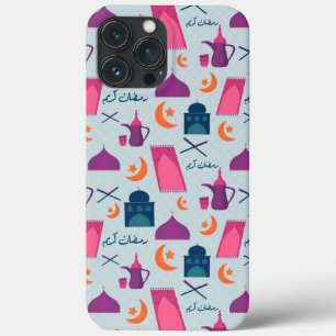 Happy Ramadan Pattern iPhone 13 Pro Max Hoesje