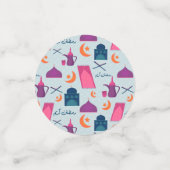 Happy Ramadan Pattern Confetti (Kleine voorkant)