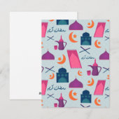 Happy Ramadan Pattern Feestdagenkaart (Voorkant / Achterkant)