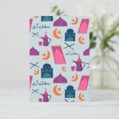 Happy Ramadan Pattern Kaart (Staand voorkant)