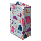Happy Ramadan Pattern Klein Cadeauzakje (Voorkant Gekanteld)