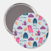 Happy Ramadan Pattern Magneet (Voorkant / Achterkant)
