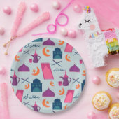 Happy Ramadan Pattern Papieren Bordje (Feest)