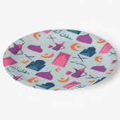 Happy Ramadan Pattern Papieren Bordje (Gekanteld)