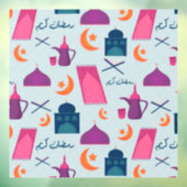 Happy Ramadan Pattern Raamsticker (Vel 3)