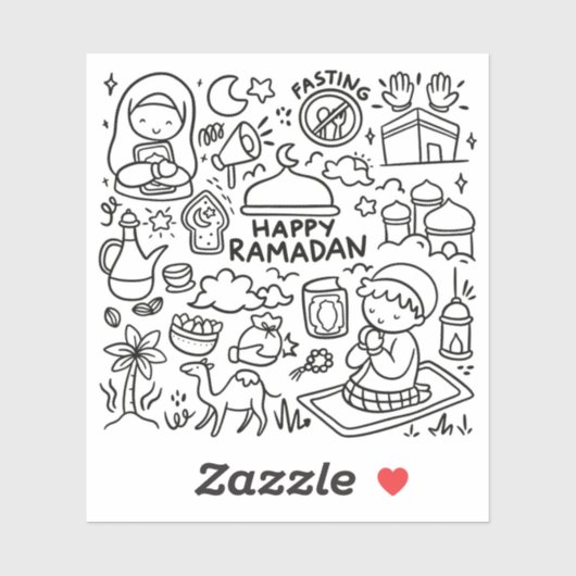 Happy Ramadan Sticker (Vel)