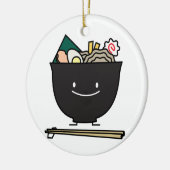 Happy Ramen Bowl Keramisch Ornament (Links)