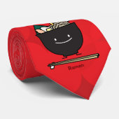 Happy Ramen Bowl Stropdas (Opgerold)