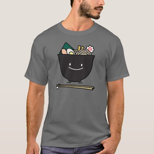 Happy Ramen Bowl T-shirt (Voorkant)