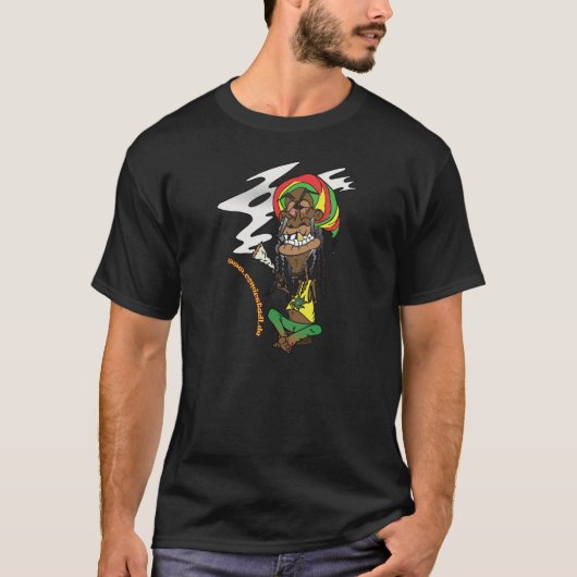 Happy Rastaman T-shirt (Voorkant)