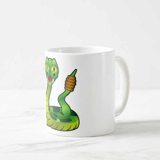 Happy rattlesnake koffiemok (Voorkant rechts)