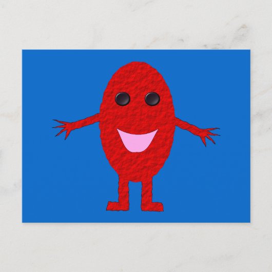 Happy Red Grape Briefkaart (Voorkant)