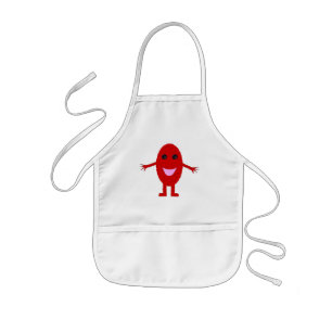 Happy Red Grape Kinder Koking Apron Schort
