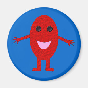 Happy Red Grape Magnet Magneet