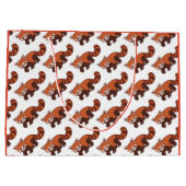 Happy Red panda cadeau sac (Dos)