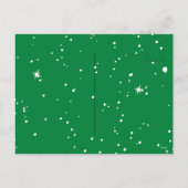 Happy Reindeer Merry Feestdagen Briefkaarten (Achterkant)